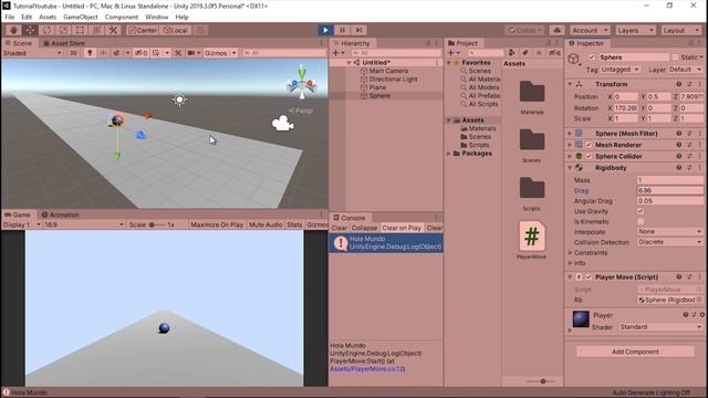Primer Script/ Juego/Unity Tutorial/5-Capitulo/Programacion de Videojuegos смотреть онлайн