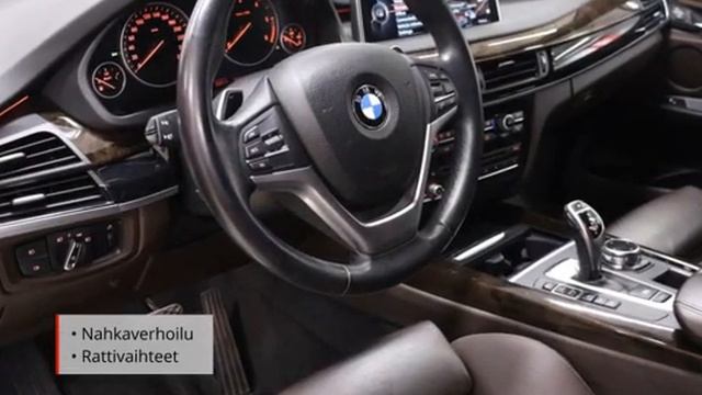 BMW X5 F15 xDrive30d A-Nahkaverhoilu, 360-Kamera, Imuovet, Sähkötoimin смотреть онлайн