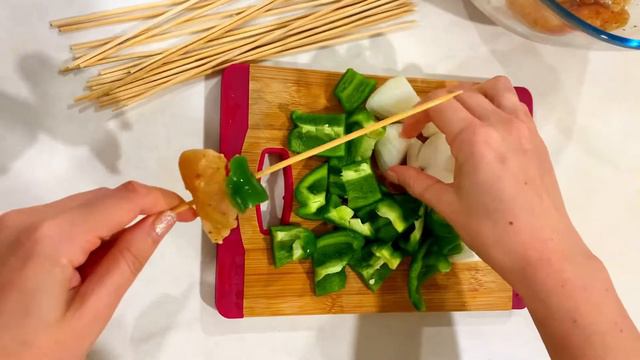 Куриный шашлык для похудения 😋 смотреть онлайн