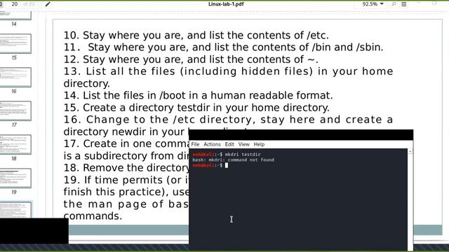 Linux Commands for Python Developers: Exercise 1- Commands working with Directories смотреть онлайн