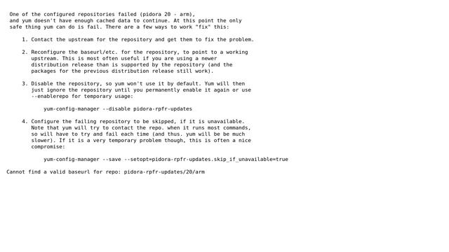 Yum update fails with connection refused on repo смотреть онлайн