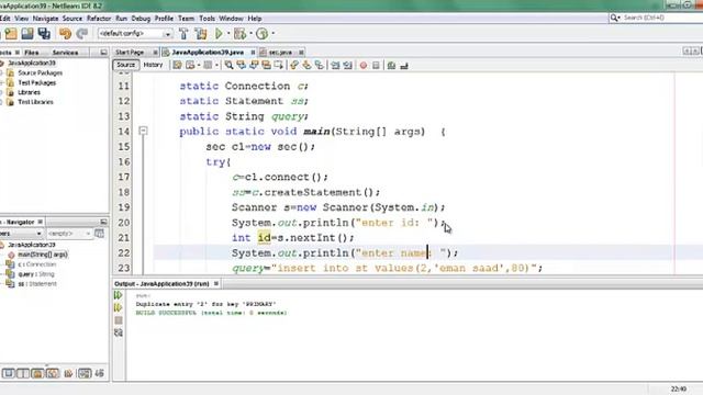 20- Java Course Level 4(Insert Data Part 2) смотреть онлайн