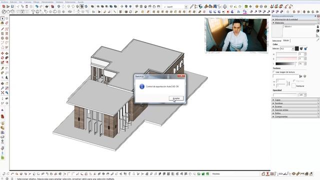 Curso de Sketchup | Exportar desde Sketchup a Autocad смотреть онлайн