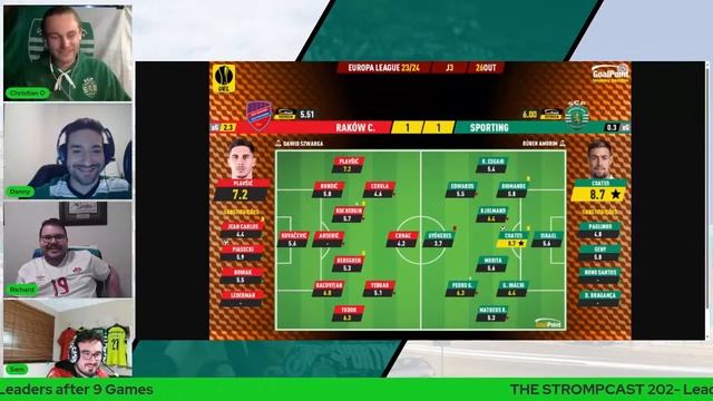 THE STROMPCAST 202- Leaders after 9 Games смотреть онлайн