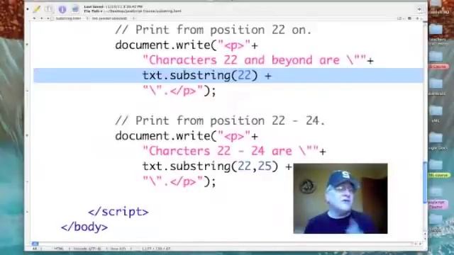 substring() смотреть онлайн
