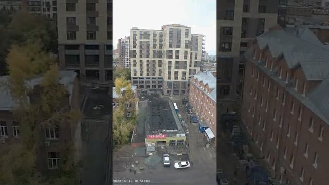 Таймлапс строительства БонАпарт Новосибирск часть 2. смотреть онлайн