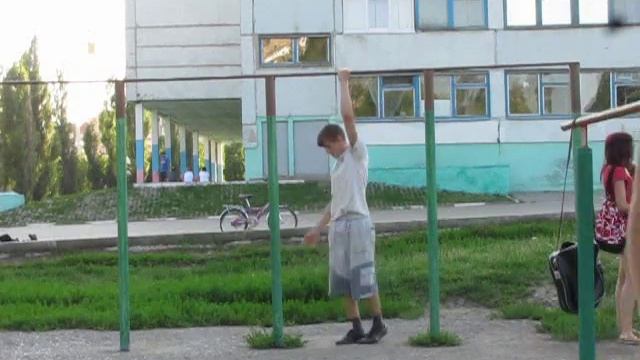 Подтягивание на одной руке . Дмитрий Белецкий смотреть онлайн
