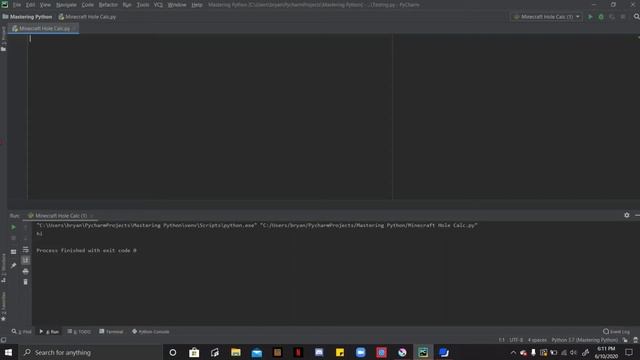 Python Project | Minecraft Excavation Calculator Tutorial - Part 1 смотреть онлайн