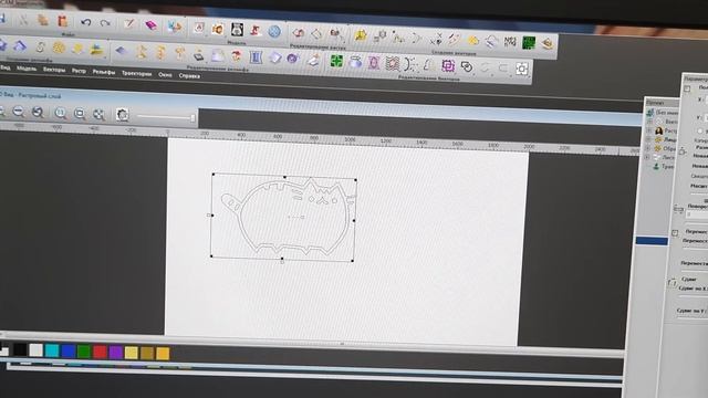 создание контура из картинки или фотографии. смотреть онлайн