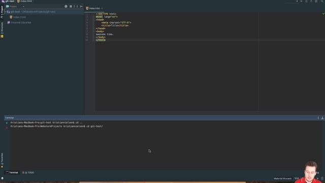 Git Intro | S01E06 | git init setup смотреть онлайн