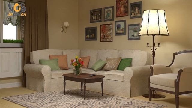 Интерьер квартиры в стиле Прованс в 4К смотреть онлайн