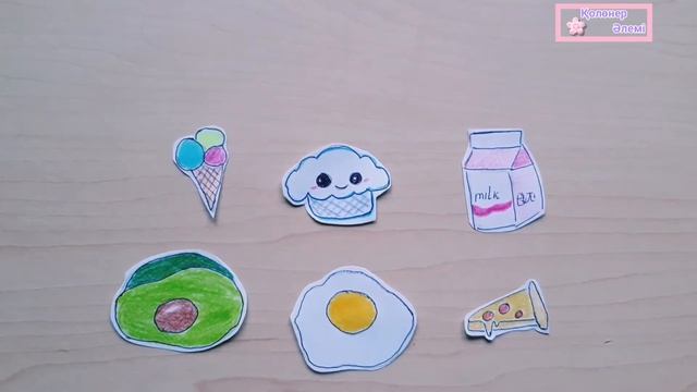 DIY Милые НаКлейки своими руками | |  Наклейки без клея / Наклейка жасау.