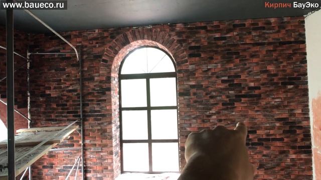 Декоративный камень - кирпич Дрезден. Обзор. Укладка смотреть онлайн