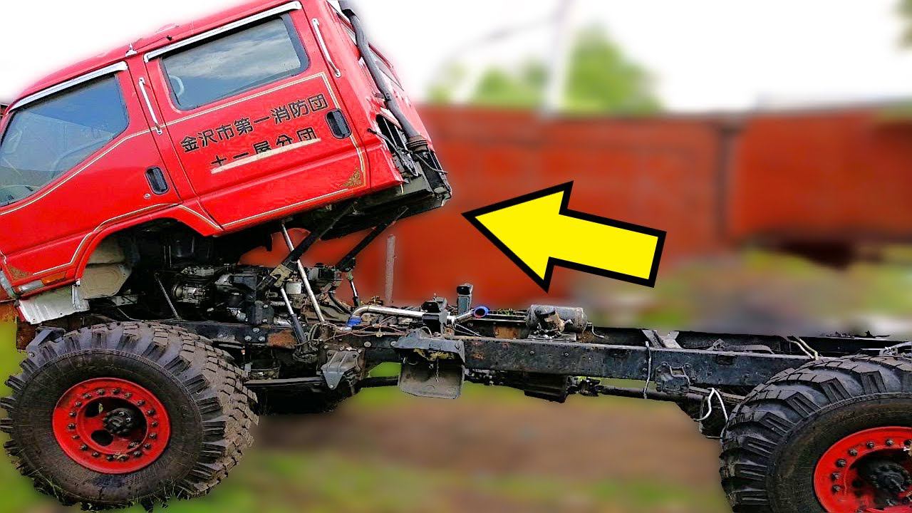 Найдена ШИШИГА с кабиной, двигателем и КПП от японского грузовика! Чем он хуже КАМАЗа ? смотреть онлайн