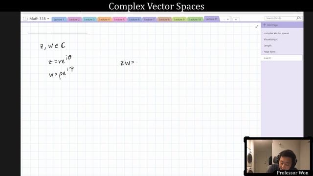 (Lecture 27) Complex Vector Spaces смотреть онлайн