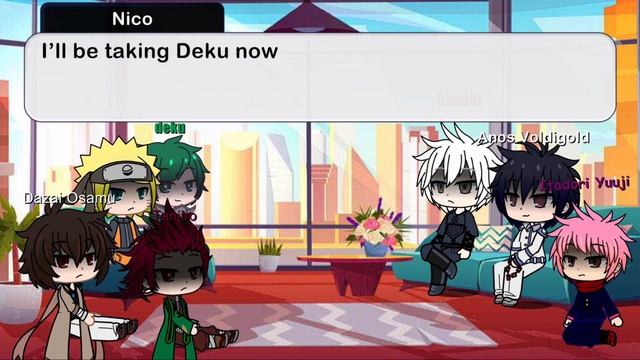 Anime character react to each other (Deku) 7/? смотреть онлайн