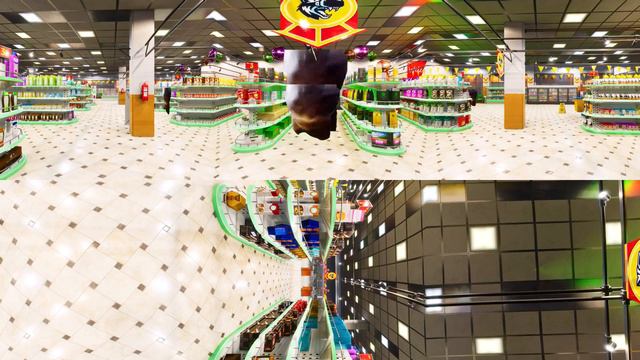 CHIPI CHIPI CHAPA CHAPA CAT - Supermarket in 360° Video | (CHIPI CHIPI CHAPA CHAPA Meme) смотреть онлайн