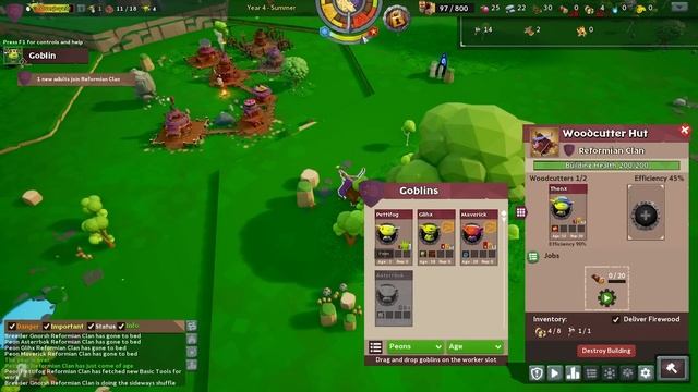 GOBLINS OF ELDERSTONE Gameplay | GOBLIN SURVIVAL SIM смотреть онлайн