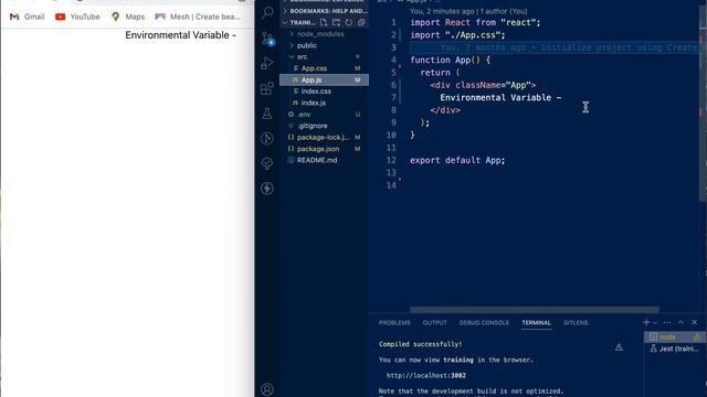 React Environmental Variables смотреть онлайн