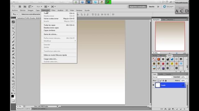 Adobe Photoshop CS5 Tutorial en Español / Introducción Básica / Curso HD 1.1 смотреть онлайн
