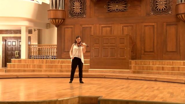 С.Прокофьев Соната для скрипки соло ре мажор op.115 - исполняет Елена Рольбина смотреть онлайн