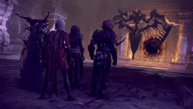 STRANGER OF PARADISE FINAL FANTASY ORIGIN: Lich scene with Garland Armor. смотреть онлайн