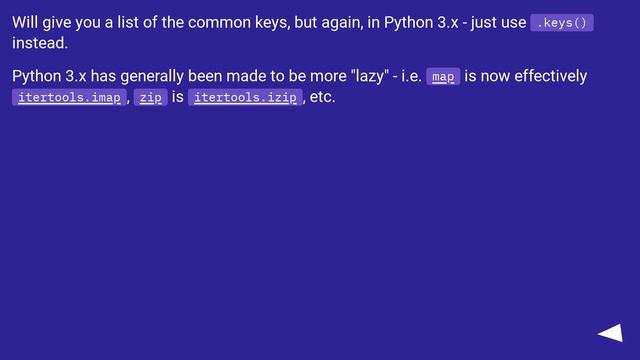 When should iteritems() be used instead of items()? смотреть онлайн