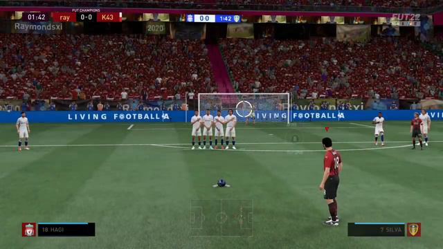 FIFA 22 30 yard knuckleball смотреть онлайн