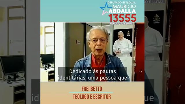 APOIO DE FREI BETTO A CANDIDATURA DE MAURICIO ABDALLA DEPUTADO ESTADUAL - PT-ES - 13555 смотреть онлайн