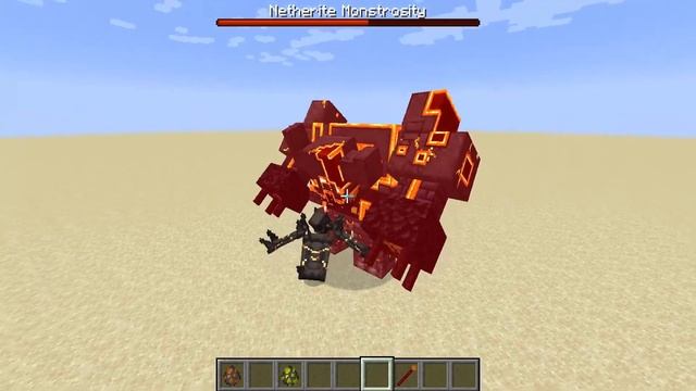 Netherite Monstrosity vs Minecraft Dungeons Bosses смотреть онлайн