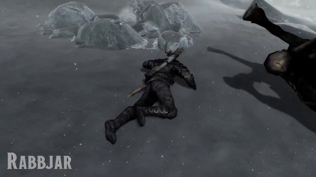 local cat jumps gorge on horse - Skyrim Together Part 77