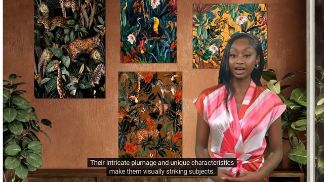 Vibrant African wall Art смотреть онлайн