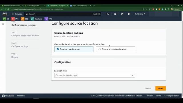 S3 cross account data transfer using Datasync смотреть онлайн