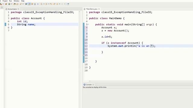 Class 15 Part 1 of 1 InstanceOf Final смотреть онлайн