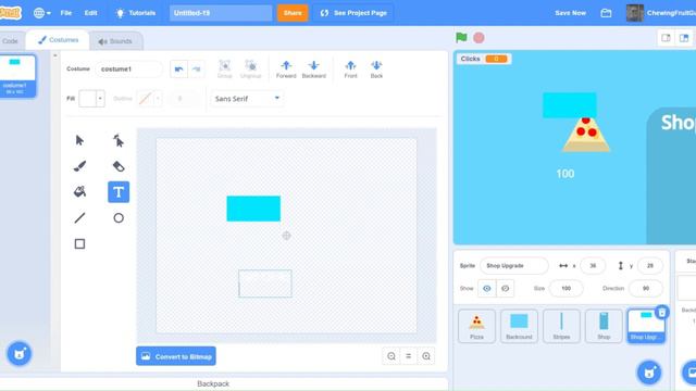 How To Make A CLICKER GAME On SCRATCH With A SHOP In Under 13 Minutes! смотреть онлайн