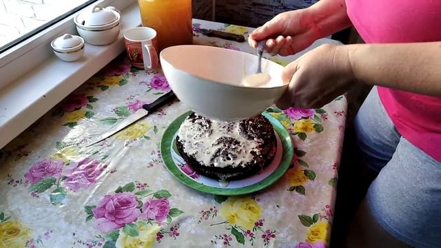 Простой бисквит на сметане! Как приготовить дома смотреть онлайн