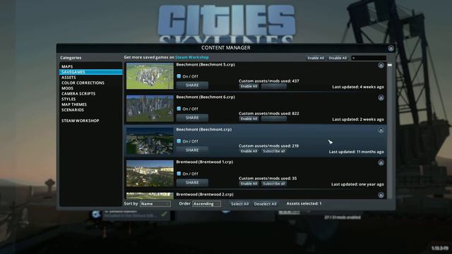 Sharing a Cities Skylines Save Game. смотреть онлайн