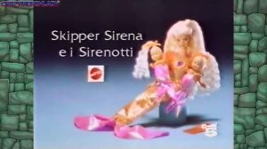 1993 Реклама Русалочки Скиппер Барби Маттел Barbie Skipper Sirena