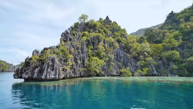 FLYING OVER PALAWAN (4K UHD) - Relaxing Music Along With Beautiful Nature Videos - 4K Video HD смотреть онлайн