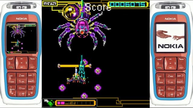 Phantom Spider Nokia 3220 Java Game CHEATS ALL EYES OPEN AND MAX SCORE 99999999!!!! смотреть онлайн