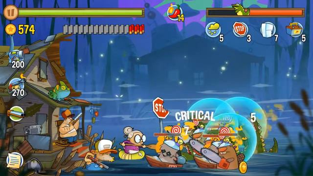 Swamp Attack - Episode 7. Level 12 Gameplay Android walkthrough смотреть онлайн