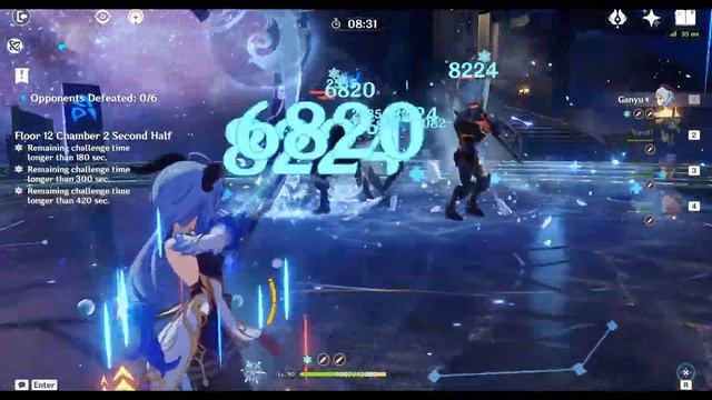 Pyro Overload Keqing + Classic Morgana Ganyu | 3.5 Abyss Floor 12 смотреть онлайн