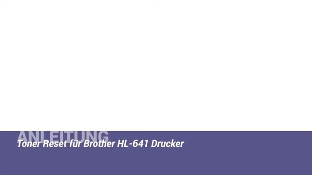 Anleitung: Brother HL-641 Toner Reset ✅? смотреть онлайн