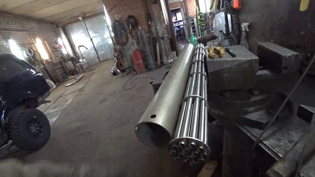 Супер перегонный куб, дистиллятор из металлолома. смотреть онлайн