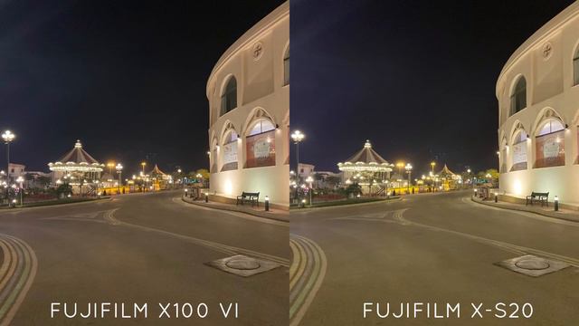 Fujifilm X100 VI VS Fujifilm X-S20 Night Mode Camera Test