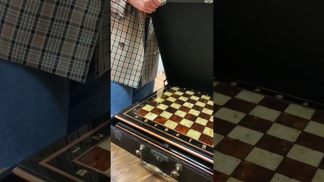 Янтарные шахматы - вип подарки ручной работы смотреть онлайн