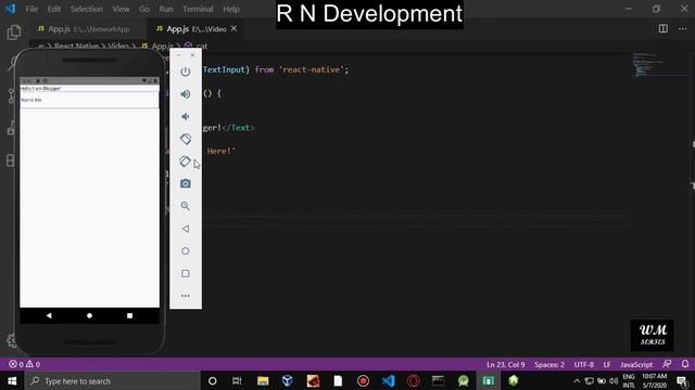 #3 Custom Component in React Native || R N Development Please Subscribe, Like , Share смотреть онлайн