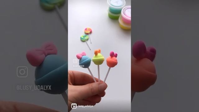 Миниатюрные сладости ???? лепим из воздушного пластилина смотреть онлайн