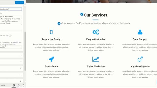 How To Configure Service Section - Aneeq Premium WordPress Theme смотреть онлайн