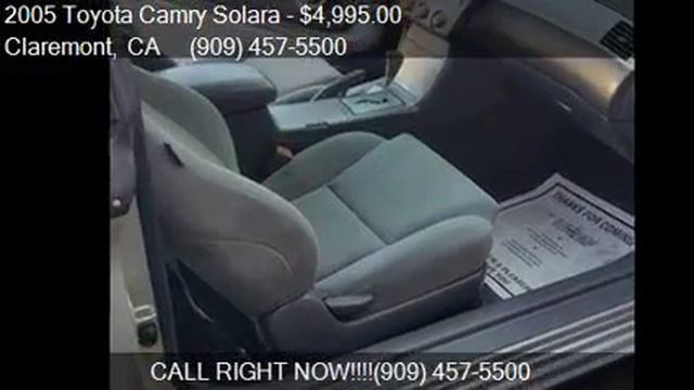 2005 Toyota Camry Solara SE 2dr Coupe for sale in Claremont, смотреть онлайн